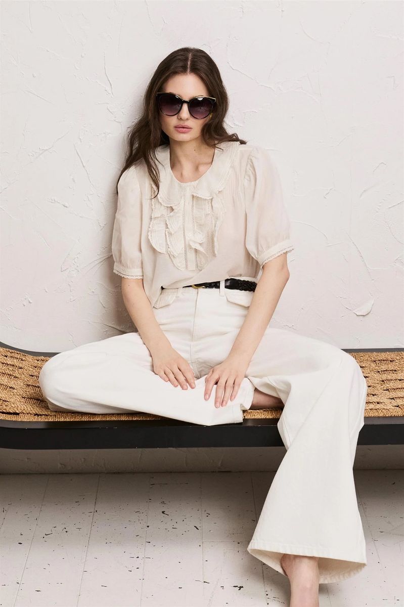 PIA TJELTA Bergliot Blouse White