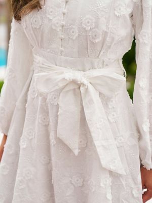 NEO NOIR MONNIE EMBROIDERY DRESS