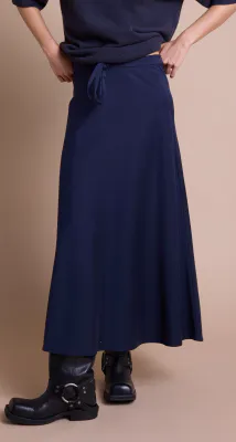 LINE OF OSLO Josefine Satin Skirt Blue 