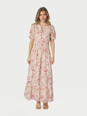 NEO NOIR KANZA FLOWER ROSE DRESS  