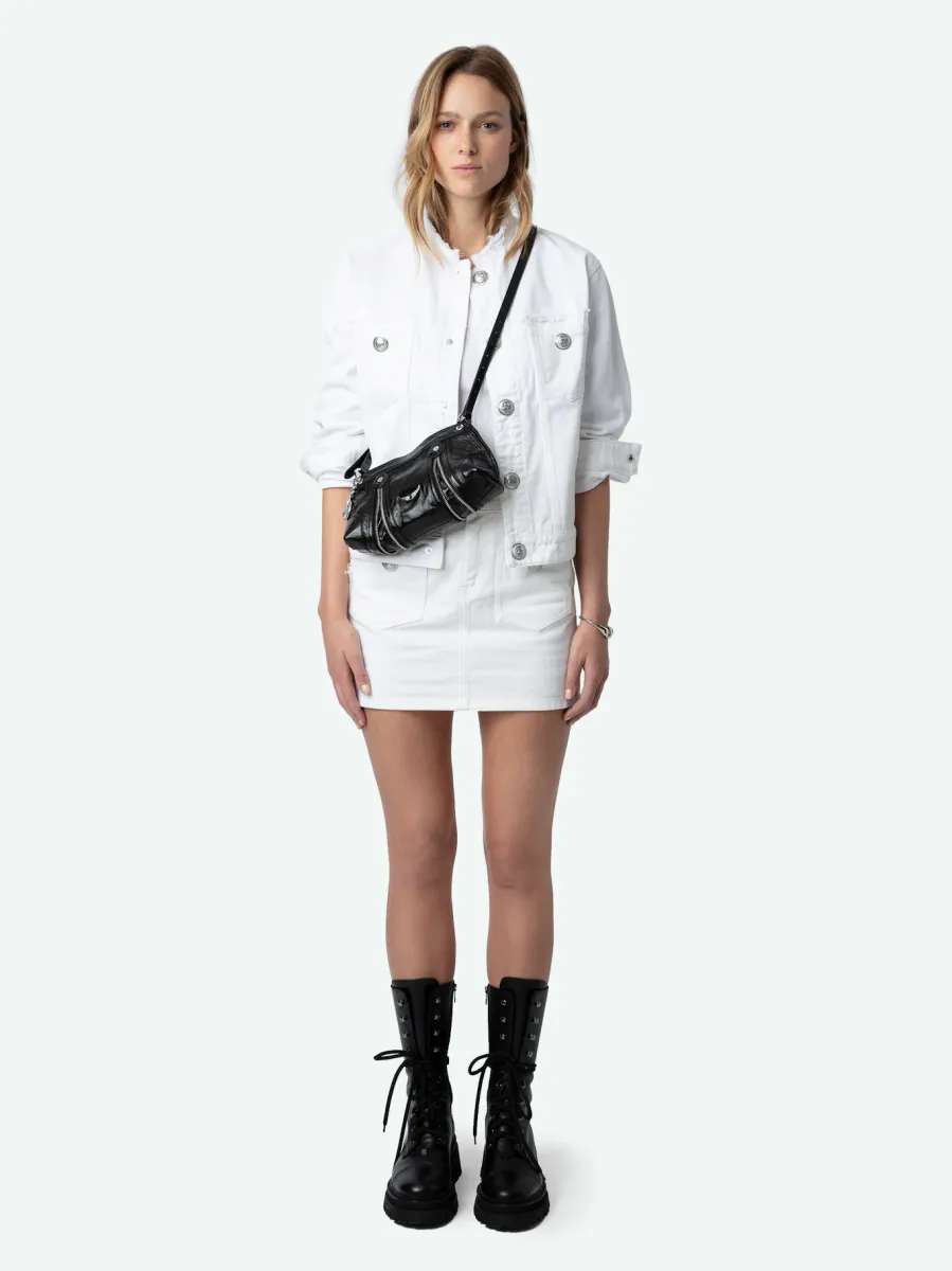 ZADIG&VOLTAIRE SUNNY MOOD VINTAGE PATENT BLACK