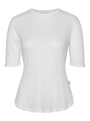 ELLA & IL  Karina Linen tee white