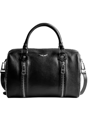 ZADIG & VOLTAIRE SUNNY MEDIUM GRAINED LEATHER 