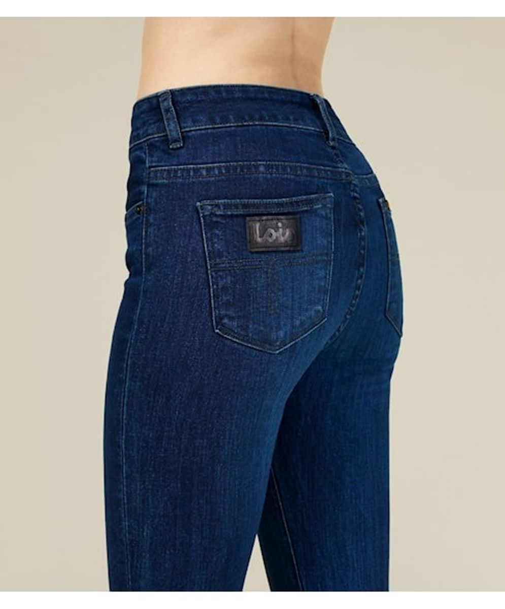 LOIS RAVAL 16 RAVAL-16 BOOTCUT NIGHT BLUE STRIKE LENGDE 34