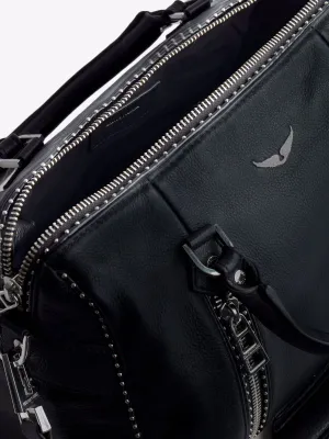 ZADIG & VOLTAIRE SUNNY MEDIUM GRAINED LEATHER 