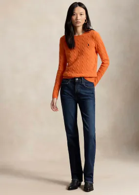 POLO RALPH LAUREN Classics Julianna Long Sleeve Pullover Orange 