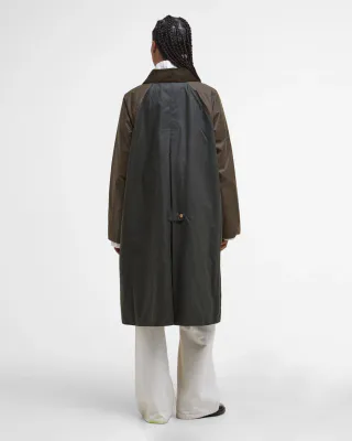 Barbour Evette Wax Jacket Green 