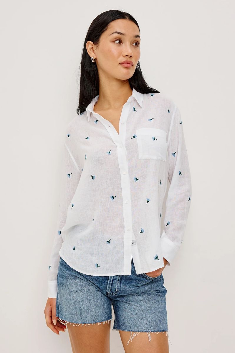 RAILS Charli Shirt Bluebell Carnations