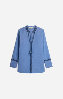VANESSA BRUNO GASPARD BLOUSE Chambray