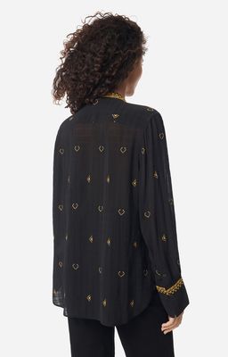VANESSA BRUNO GASPARD BLOUSE BLACK