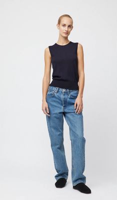FWSS Classic Merino Tank Navy