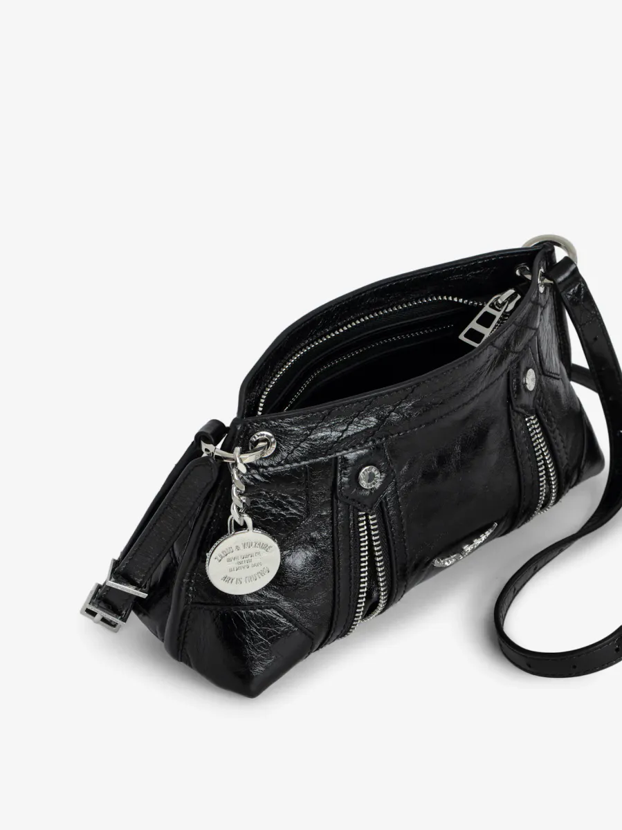 ZADIG&VOLTAIRE SUNNY MOOD VINTAGE PATENT BLACK