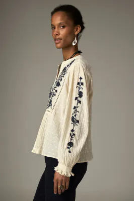 MAISON HOTEL Morfeo Blouse Blue Orchid 