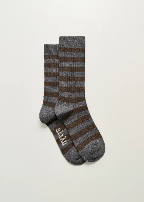 Hovedbilde AIAYU Striped Cashmere Socks ...