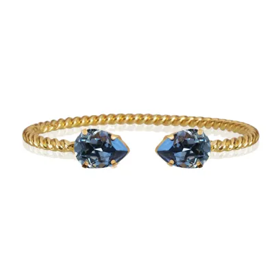 CAROLINE SVEDBOM Mini Drop Bracelet Gold – Denim Blue