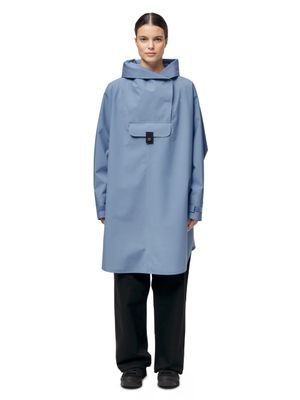BLÆST Bergen poncho BLUE HOUR 