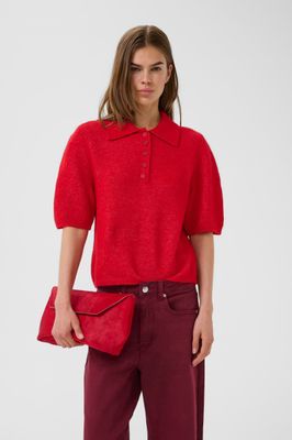 GESTUZ GZalpha Pullover Postbox Mélange