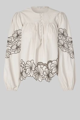 SECOND FEMALE ELINOR BLOUSE SOFT BEIGE 