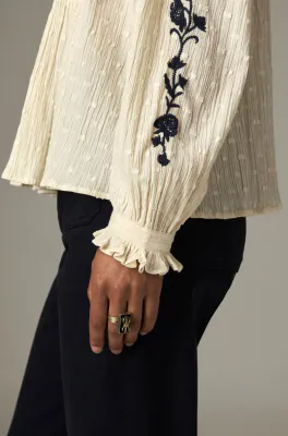 MAISON HOTEL Morfeo Blouse Blue Orchid 