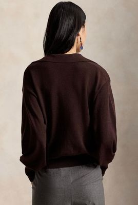 POLO RALPH LAUREN Concept Merino Cardigan Chocolate 