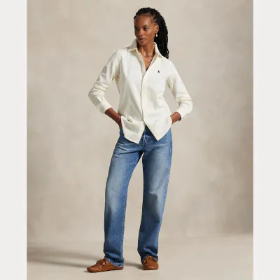 POLO RALPH LAUREN Slim Fit Corduroy Shirt White