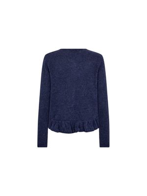 MOS MOSH Mape Alice Strikket Cardigan  Crown Blue