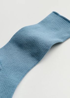 AIAYU  Cotton rib opal blue 