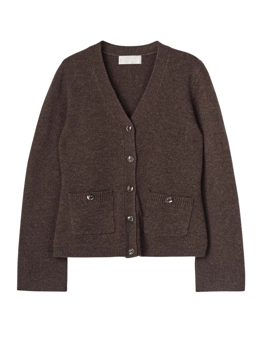 FWSS ADELE CARDIGAN COFFEE